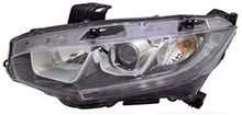 Headlight TYC - For/Fit 16-19 Honda Civic Coupe 16-20 Sedan 17-18 Civic Hatchback Head Lamp Assembly Halogen LEFT HAND/DRIVER SIDE NSF Certified