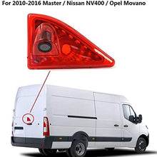 Mintus 12V Car Brake Light Rear View Camera Reverse Backup 3RD Night Vision Parking for 2010-2016 Master/Nissan NV400/Opel Movano