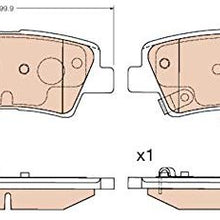 TRW TPC1594 Premium Ceramic Rear Disc Brake Pad Set