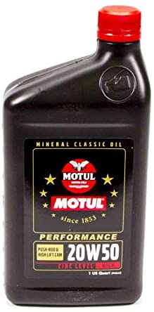 Motul MTL2811QTA 20w50 Classic Peformance Oil, 33.81 Fluid_Ounces