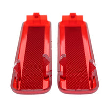 AUTOKAY 15183155 15183156 Pack of 2 Rear Left Driver and Right Passenger Side Door Red Reflector Panel Fits for Chevrolet