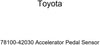 Toyota 78100-42030 Accelerator Pedal Sensor
