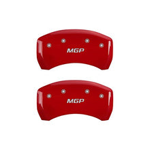 MGP Caliper Covers 16077SMGPRD 'MGP' Engraved Caliper Cover with Red Powder Coat Finish and Silver Characters, (Set of 4)