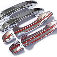 Set of 8pcs Chrome Side Door Handle Cover Trims Fit for 2018-2020 Honda Accord