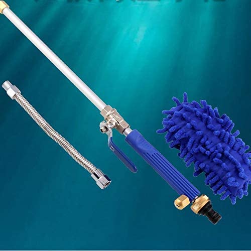 BEESCLOVER High Pressure Power Washer Spray Nozzle Car Washing Rod Rag+Bend Hose+Water Gun Combination