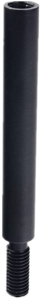 DEWHEL 3.75"(94MM) Type R Style Short Shift knob Lever Extension Extender (12x1.25mm Thread Pitch) Various (Black)