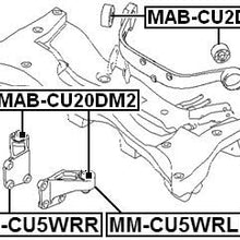 Mr961408 - Arm Bushing (for Rear Differential Mount) For Mitsubishi - Febest