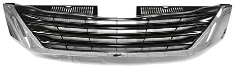 Black & Chrome Front Grille Grill for 11-13 Toyota Sienna LE Van