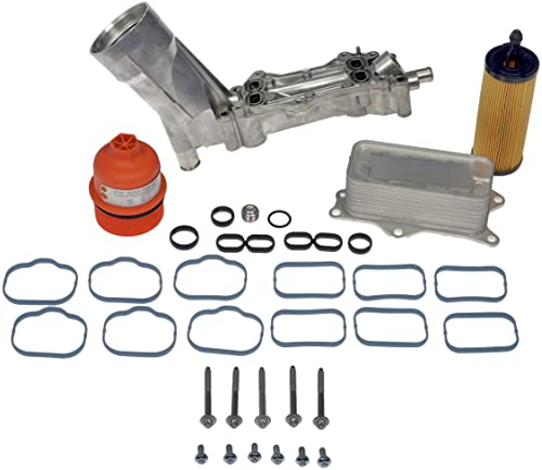 Dorman 926-959 Upgraded Aluminum Engine Oil Filter Housing with Oil Cooler and Filter Compatible with Select Models (OE FIX)