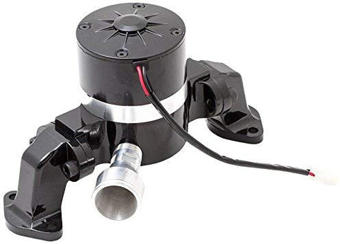 Top Street Performance HC8020BK Black Powder Coat Finish Aluminum Electric Water Pump