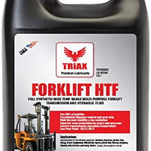 Triax Multipurpose Forklift Hydraulic & Transmission Oil - Hydrostatic Transmission & Hydraulic Oil - Fits 99% of All forklifts - Full Synthetic (1 Gallon (Pack of 1)) (1 gallon (pack of 1))