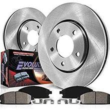 Power Stop KOE5516 Front and Rear Brake Kit- Stock Replacement Brake Rotors and Ceramic Brake Pads