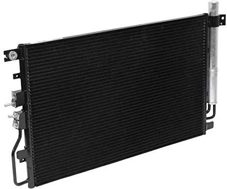A/C Condenser with Drier - Compatible with 2010-2015 Chevy Equinox 2.4L L4 3.0L V6 with Automatic Transmission