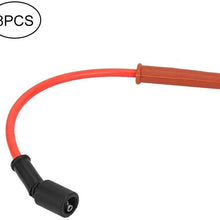 Suuonee Spark Plug Wire, 8PCS Durable 8.5mm Sparking Plug Starting Wires Set Universal for Chevrolet