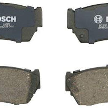 Bosch BC510 QuietCast Premium Ceramic Disc Brake Pad Set For Nissan: 1991-1993 NX, 1991-1994 Sentra; Front