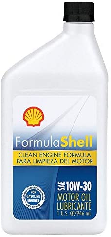 Formula Shell 550024081 - Motor Oil 1 qt. 10W-30 Conventional Pack of 5