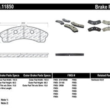 StopTech 309.11850 Sport Brake Pads with Shims