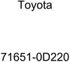 TOYOTA Genuine 71651-0D220 Seat Back Pad