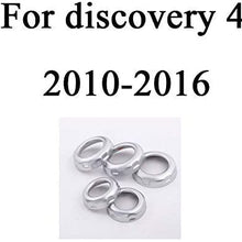 TongSheng 5pcs Chrome Volume and Air Conditioning Knobs Trim for Land Rover Discovery 4 LR4 2010-2016 RRS 2010-2013 Freelander 2 2013-2015