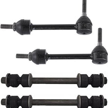 8 Piece Kit Front & Rear Sway Bar Links Upper & Lower Ball Joints