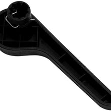 Seat Recliner Handle RH Passenger Side Front Ebony for Chevy GMC Pickup Truck SUV (Black)