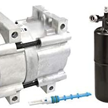 A/C Compressor Kit - with Accumulator, Orifice Tube, Oil, and O-Rings - Compatible with 1995-1997 Ford Ranger 3.0L / 4.0L V6