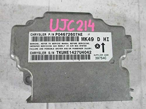 REUSED PARTS Bag Control Module Fits 07 Jeep Compass 04672607AE p04672607AE