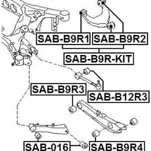 20252Sc010 - Arm Bushing (for the Rear Upper Control Arm) For Subaru - Febest