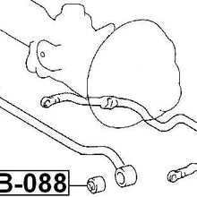 4870660030 - Arm Bushing (for Front Track Control Rod) For Toyota - Febest