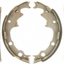 ACDelco 14538B Advantage Bonded Rear Brake Shoe Set