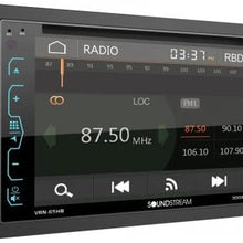 Soundstream VRN-65HB 2-DIN GPS/DVD/CD/MP3/AM/FM Receiver with 6.2" LCD/ Bluetooth/MobileLink X2,Black