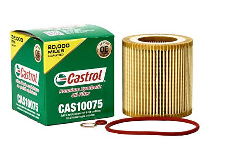 Castrol CAS10075 20,000 Mile Premium Synthetic Oil Filter