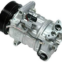 GEGOCOMP Remanufactured AC Compressor and A/C Clutch Replacement for Nissan Sentra 2013 2014 2015 2016 L4 1.8L Nissan Tsuru 2013 2014 2015 2016 L4 1.6L