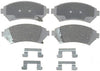 ACDelco 14D818CH Advantage Ceramic Front Disc Brake Pad Set with Hardware