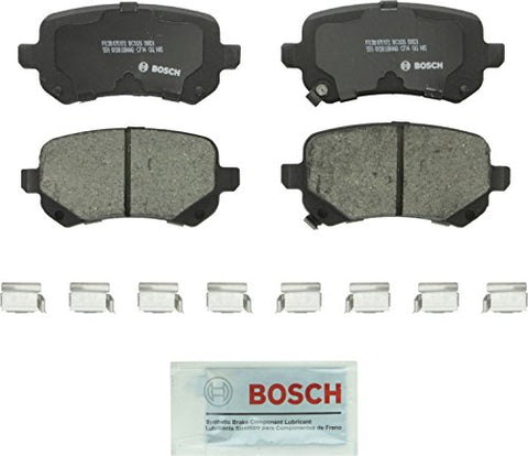 Bosch BC1326 QuietCast Premium Ceramic Disc Brake Pad Set For Select Chrysler Town & Country; Dodge Grand Caravan, Journey; Ram C/V; Volkswagen Routan; Rear