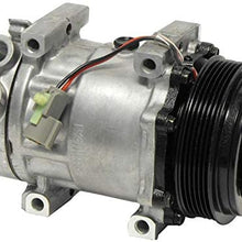 A/C Compressor - Compatible with 2004, 2006-2009, 2011-2016 Ford F53 (with SD7H Compressor, Factory Installed Units Only)