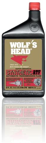 12 Pack Wolf's Head 836-92866-56 Super Universal Synthetic Automatic Transmission Fluid (ATF) - 1 Quart Bottle