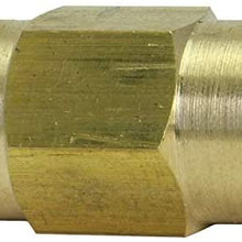 Brass Brake Line Union, 6mm (M12x1.0 Bubble), 1/card