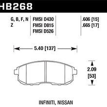 Hawk Performance HB268F.665 HPS Performance Ferro-carbon Front Brake Pad