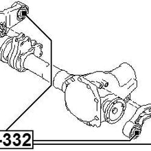 547300W002 - Arm Bushing (for Differential Mount) For Nissan - Febest