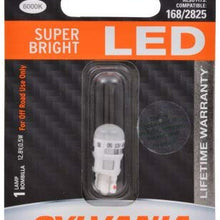 SYLVANIA 168/194/2825 LED Premium White Miniature Bulb, (Pack of 1)