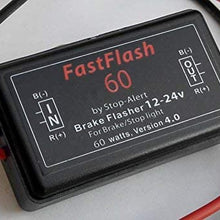 Stop-Alert FastFlash 60 Watts Brake Flasher Tail & Stop Light Strobe 50X Fastest Preprogrammed 3 Blink Pattern Sequence - LED & INCANDESCENT BULB for Cars, Trucks, Motorcycles mount 5A 12-24V