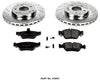 Power Stop K3047 Front Brake Kit with Drilled/Slotted Brake Rotors and Z23 Evolution Ceramic Brake Pads