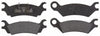 ACDelco 17D361 Professional Organic Rear Disc Brake Pad Set