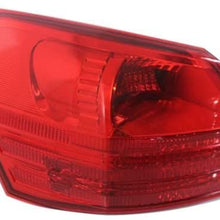 Make Auto Parts Manufacturing DOT/SAE Certified Driver/Left Side Red Lens With Bulb(s) Halogen Tail Light Assembly For Nissan Rogue 2008-2013 / Rogue Select 2014-2015 - NI2800183