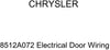 Genuine Chrysler 8512A072 Electrical Door Wiring