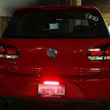 iJDMTOY (1) Universal Fit Brilliant Red 24-SMD LED Light Bar Compatible With Car As Rear Fog Light or 3rd Brake Tail Lamp