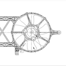 OE Replacement Nissan Pathfinder Condenser Cooling Fan Assembly (Partslink Number NI3120102)