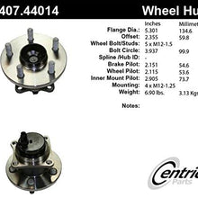 Centric Parts, Inc. 407.44014 Wheel Hub & Bearing Assembly