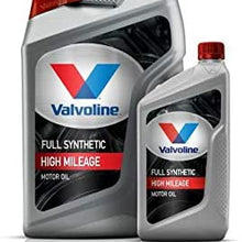 Valvoline Full Synthetic High Mileage with MaxLife Technology SAE 0W-20 Motor Oil 5 QT